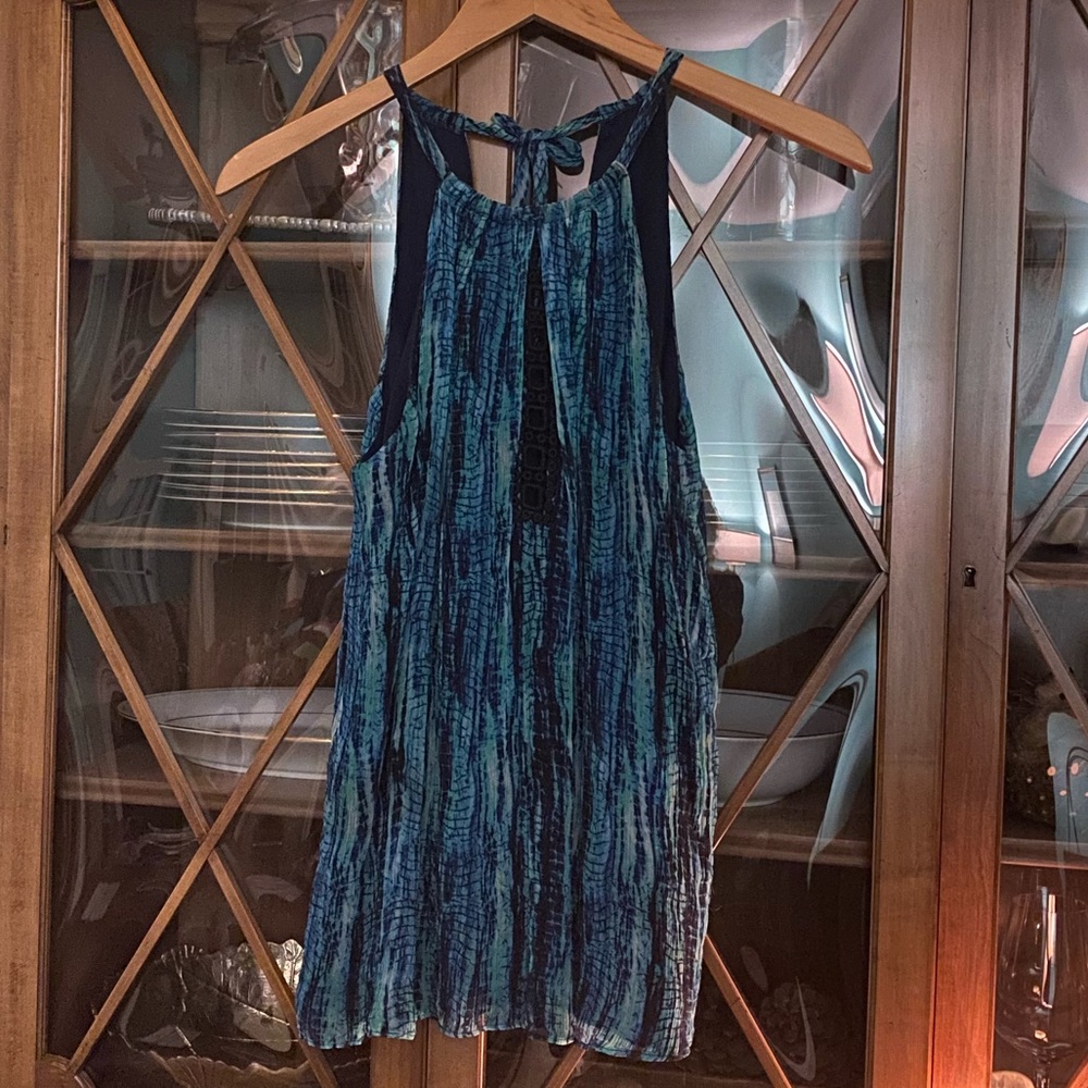 Ramy Brook tank 100% silk chiffon tank